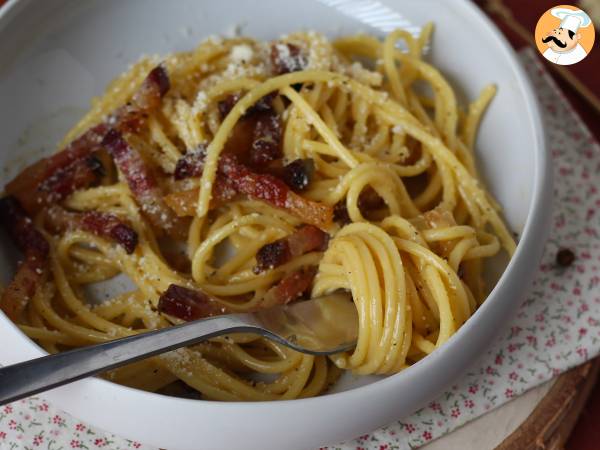 Spaghetti alla carbonara, prawdziwy włoski przepis na carbonarę! - Przygotowanie krok 8