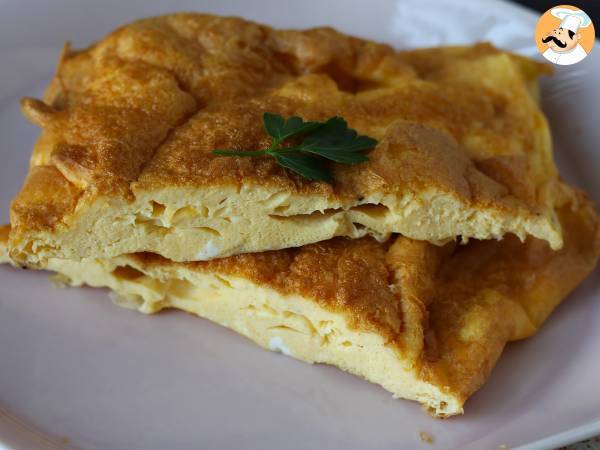 Omlet we frytkownicy powietrznej, lekki przepis bez brudzenia czegokolwiek w kuchni! - Przygotowanie krok 4