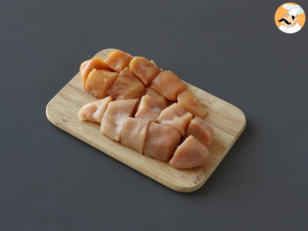 Koreański smażony kurczak z pikantnym sosem gochujang - Dakgangjeong - Przygotowanie krok 1