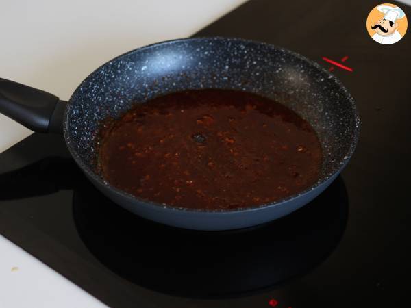 Koreański smażony kurczak z pikantnym sosem gochujang - Dakgangjeong - Przygotowanie krok 5