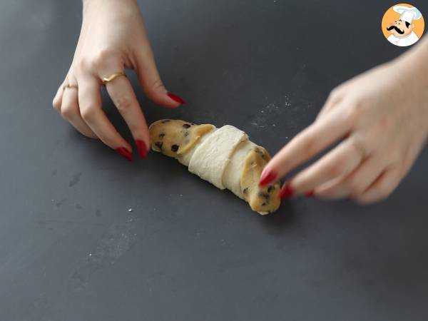 Niezwykle smaczne, superłatwe crookies. Idealne połączenie croissanta i ciasteczka! - Przygotowanie krok 7