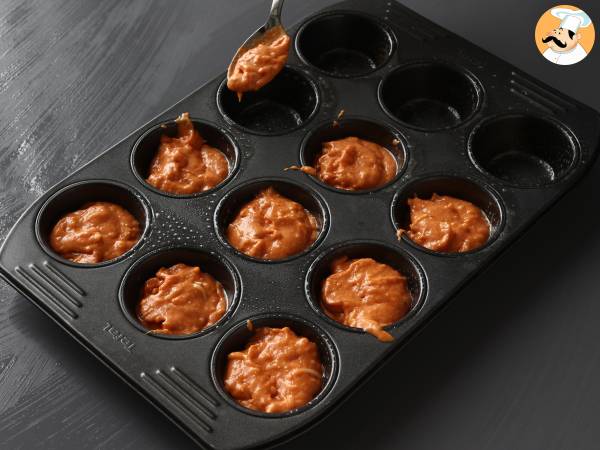 Muffiny pomidorowe z sercem z mozzarelli - Przygotowanie krok 4