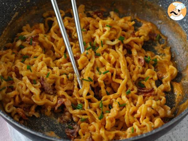 Jak ugotować makaron Buldak o smaku carbonara? Najlepszy przepis! - Przygotowanie krok 9