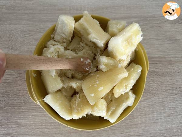 Kremowe i łatwe purée z manioku - Przygotowanie krok 3