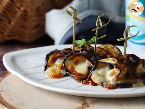 Roladki z bakłażana w frytkownicy powietrznej - Przygotowanie krok 6