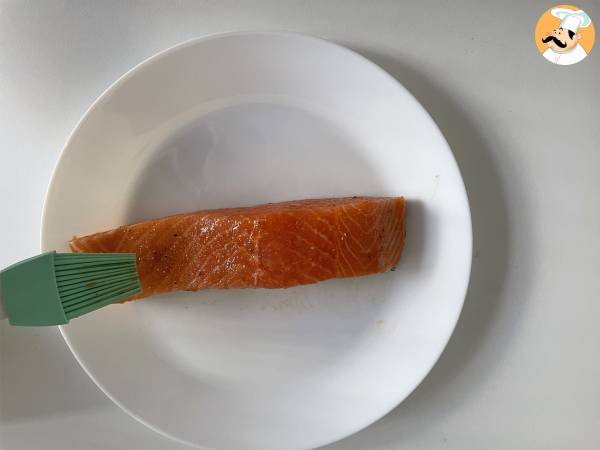 Łosoś we frytkownicy powietrznej: zdrowy i bogaty w smak - Przygotowanie krok 2