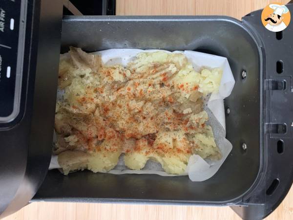Tłuczone ziemniaki w frytkownicy powietrznej - ultra chrupiąca przystawka! - Przygotowanie krok 3