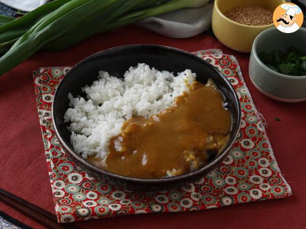 Panierowany bakłażan z bułką tartą panko w stylu japońskiego curry katsu, ale wegetariański - Przygotowanie krok 16