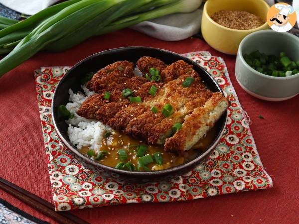 Panierowany bakłażan z bułką tartą panko w stylu japońskiego curry katsu, ale wegetariański - Przygotowanie krok 17