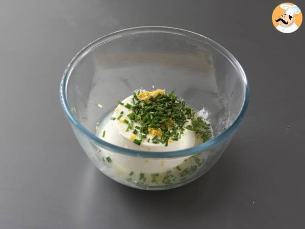 Super orzeźwiająca letnia tarta: ricotta, ogórek i wędzony łosoś - Przygotowanie krok 4
