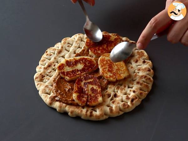 Gyros z halloumi, wegetariańska wersja greckiej kanapki! - Przygotowanie krok 7
