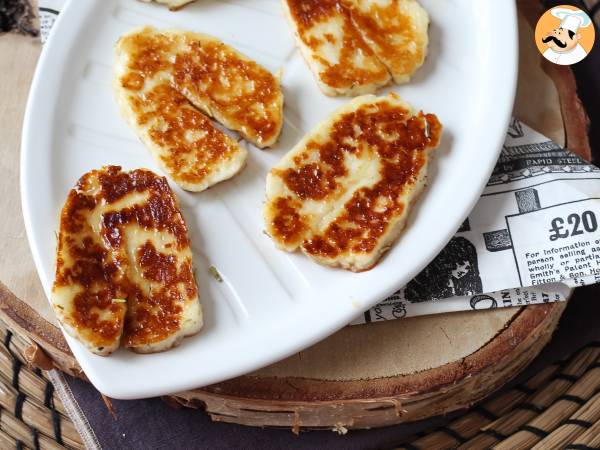 Halloumi smażone na słodko-kwaśno z miodem i rozmarynem - Przygotowanie krok 6