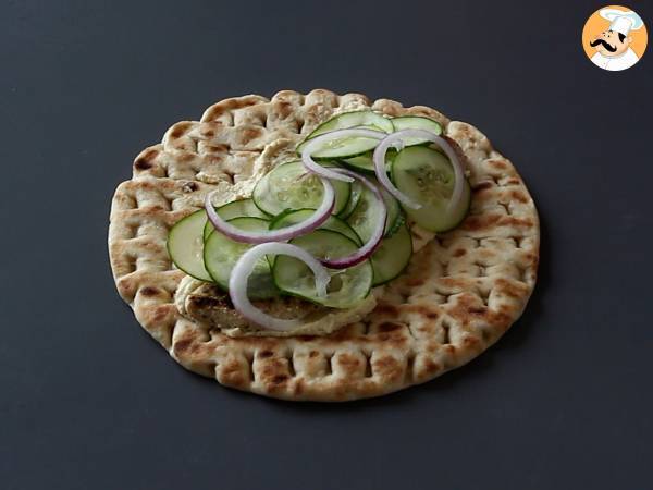 Gyros z kurczakiem - grecka kanapka, którą pokochasz! - Przygotowanie krok 6