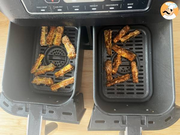 Frytki z cukinii w frytkownicy powietrznej - Przygotowanie krok 6