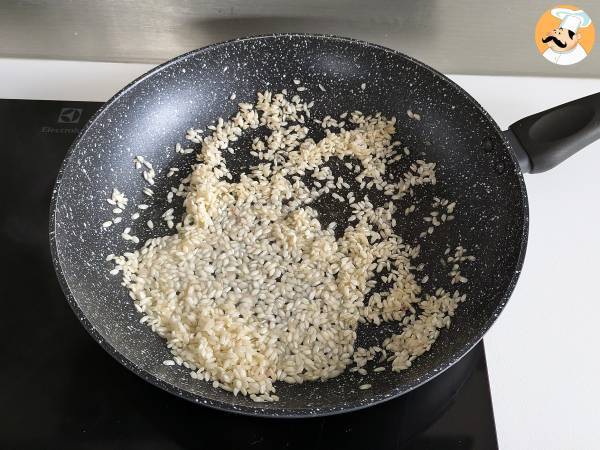 Risotto z krewetkami i cytryną, eleganckie i łatwe pierwsze danie - Przygotowanie krok 4
