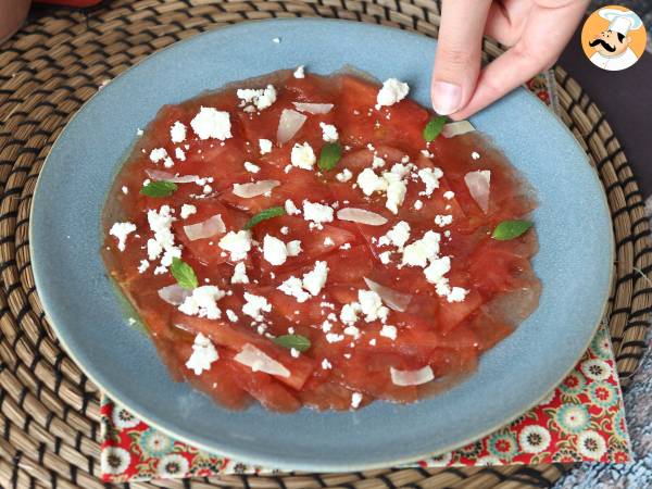 Carpaccio z arbuza: orzeźwiająca przystawka na lato - Przygotowanie krok 4