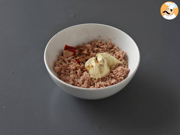 Onigiri z tuńczykiem - japońska trójkątna kanapka ryżowa - おにぎり - Przygotowanie krok 5