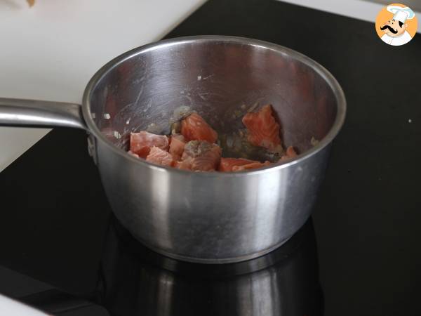 Smaczna blanquette z łososia - Przygotowanie krok 2