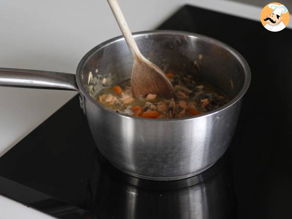 Smaczna blanquette z łososia - Przygotowanie krok 6