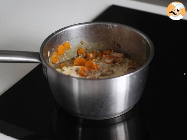 Smaczna blanquette z łososia - Przygotowanie krok 8