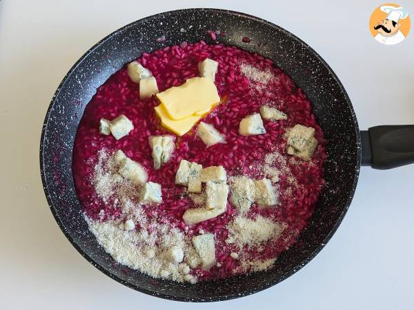 Risotto z burakami i gorgonzolą: eksplozja kolorów i intensywnych smaków - Przygotowanie krok 7