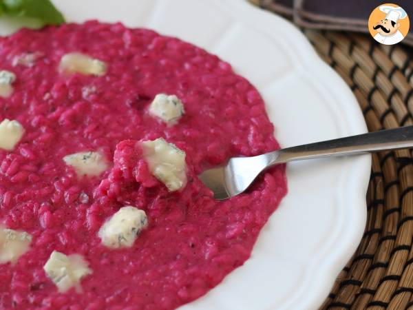 Risotto z burakami i gorgonzolą: eksplozja kolorów i intensywnych smaków - Przygotowanie krok 8