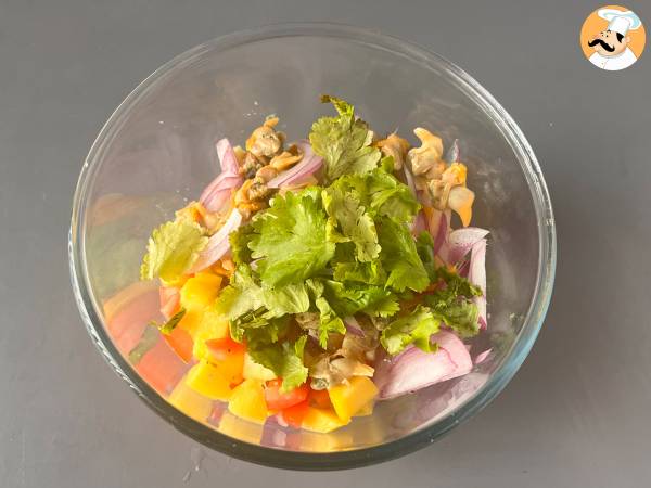 Ceviche z małżami w puszce - Przygotowanie krok 3