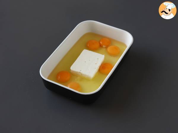 Miękki i bogaty w białko wrap z jajkiem i fetą - Przygotowanie krok 2
