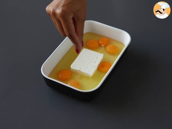 Miękki i bogaty w białko wrap z jajkiem i fetą - Przygotowanie krok 3