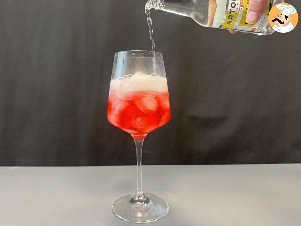 Bezalkoholowy tonik martini, świeży, owocowy koktajl! - Przygotowanie krok 3