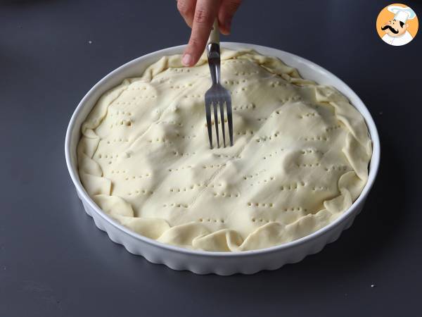 Tatin z dyni z kozim serem i miodem - Przygotowanie krok 9