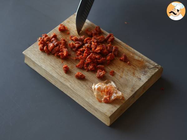 Miękkie i pikantne babeczki z chorizo - Przygotowanie krok 1