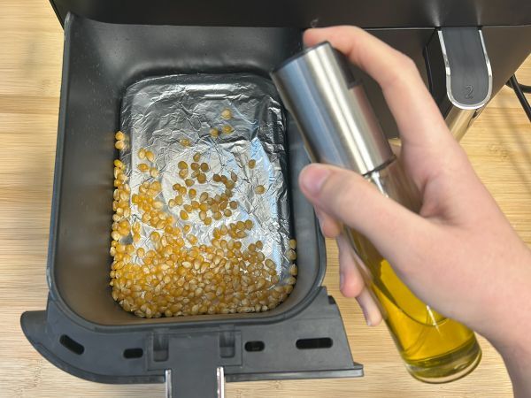 Popcorn w frytkownicy powietrznej, to możliwe! - Przygotowanie krok 3