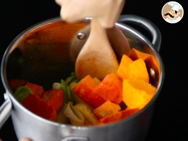 Zupa krem z dyni piżmowej - Przygotowanie krok 3