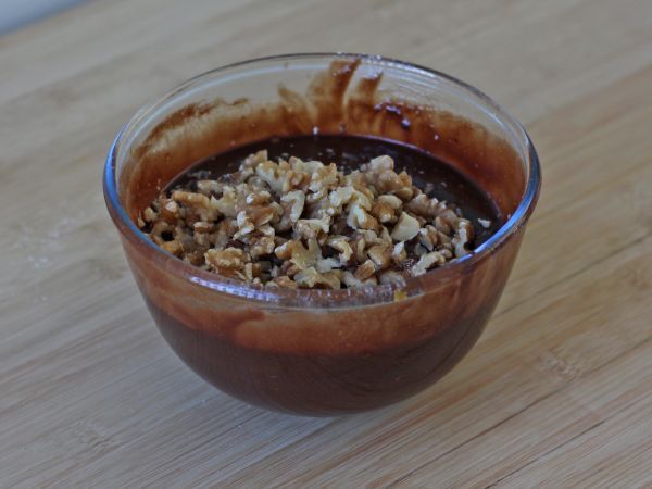 Czekoladowo-orzechowe brownie w frytkownicy powietrznej - Przygotowanie krok 5