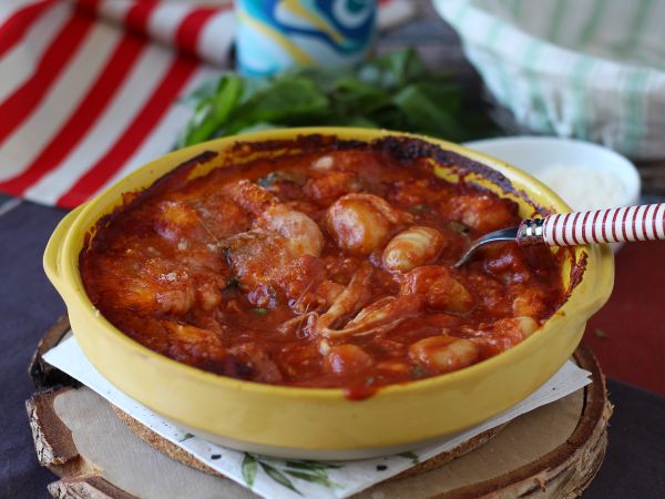 Szybkie i pocieszające zapiekanki z pomidorów i mozzarelli - gnocchi alla sorrentina w piekarniku - Przygotowanie krok 7