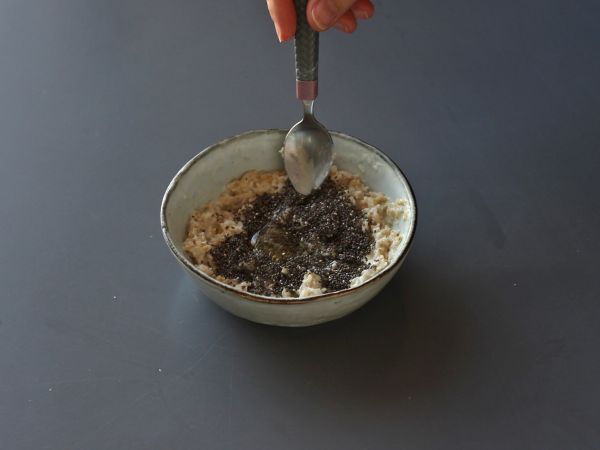 Owsianka na noc o smaku tiramisu - idealne śniadanie z kawą i kakao! - Przygotowanie krok 3