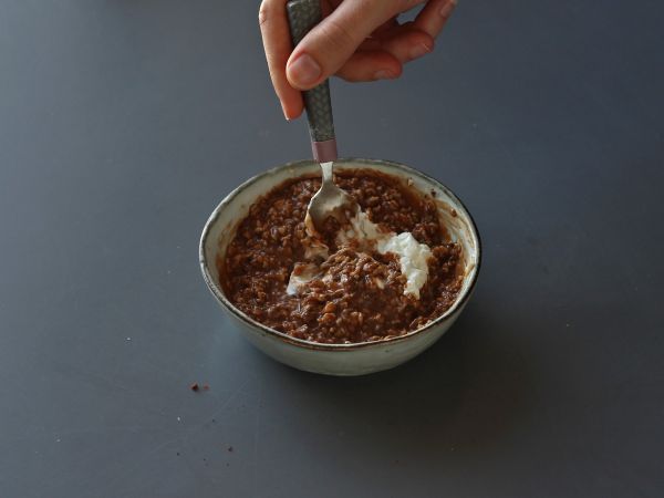 Owsianka na noc o smaku tiramisu - idealne śniadanie z kawą i kakao! - Przygotowanie krok 5