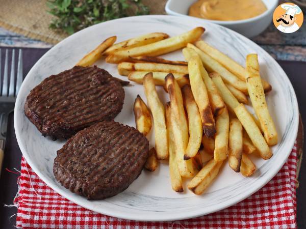 Jak usmażyć stek mielony w frytkownicy powietrznej? - Przygotowanie krok 3