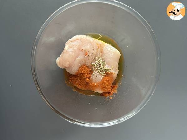 Jak przyrządzić pierś z kurczaka we frytkownicy powietrznej? - Przygotowanie krok 1