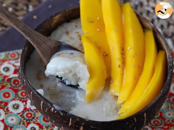 Mango sticky rice, super pocieszający tajski deser - Przygotowanie krok 10