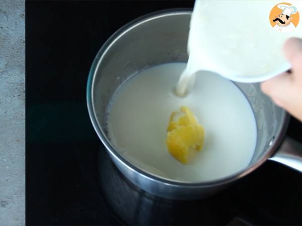 Pastéis de nata we frytkownicy powietrznej. Szybki i łatwy przepis na tradycyjne portugalskie słodycze. - Przygotowanie krok 3