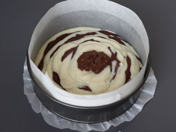 Marmurkowy flan bez ciasta, bardzo łatwy do zrobienia i gwarantujący efekt wow. - Przygotowanie krok 8