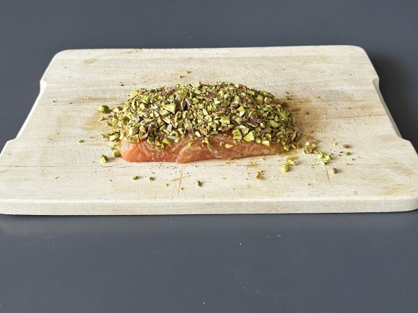 Łosoś w pistacjowej skórce - Przygotowanie krok 4