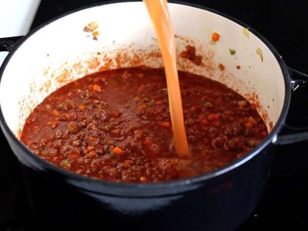 Domowy sos boloński - ragù alla bolognese - Przygotowanie krok 5