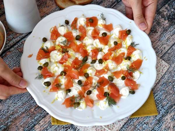 Pasta aperitif z wędzonego łososia - Przygotowanie krok 5