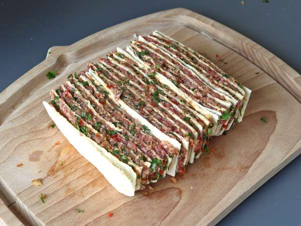 Lavash kebab z tortillami, czyli słynne łatwe kebaby pieczone w piekarniku! - Przygotowanie krok 7