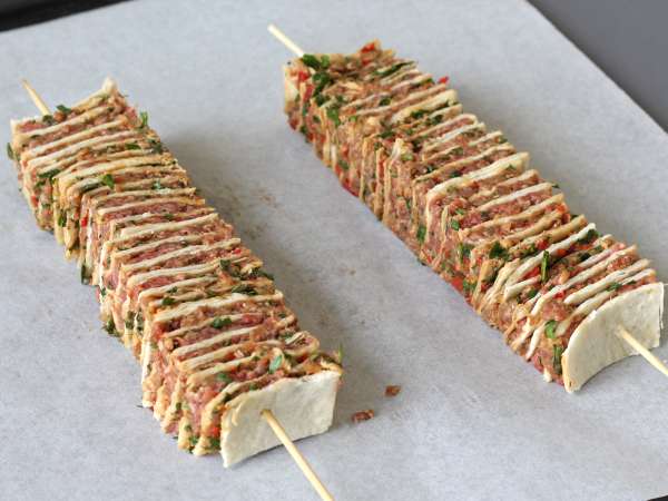 Lavash kebab z tortillami, czyli słynne łatwe kebaby pieczone w piekarniku! - Przygotowanie krok 11