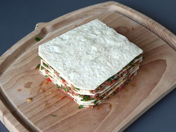 Szaszłyki Lavash kebab z tortillą, łatwe do przyrządzenia w airfryer! - Przygotowanie krok 6