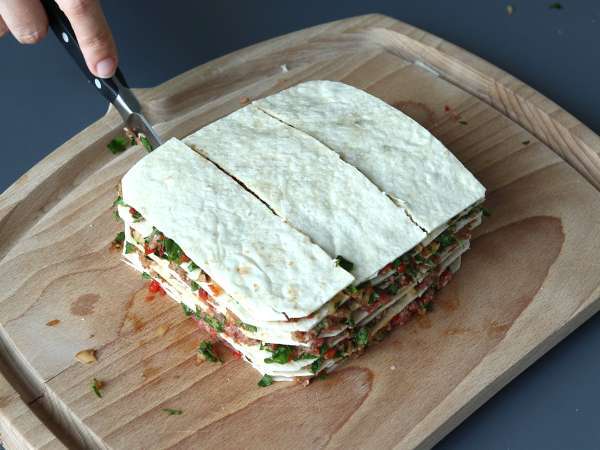 Szaszłyki Lavash kebab z tortillą, łatwe do przyrządzenia w airfryer! - Przygotowanie krok 7